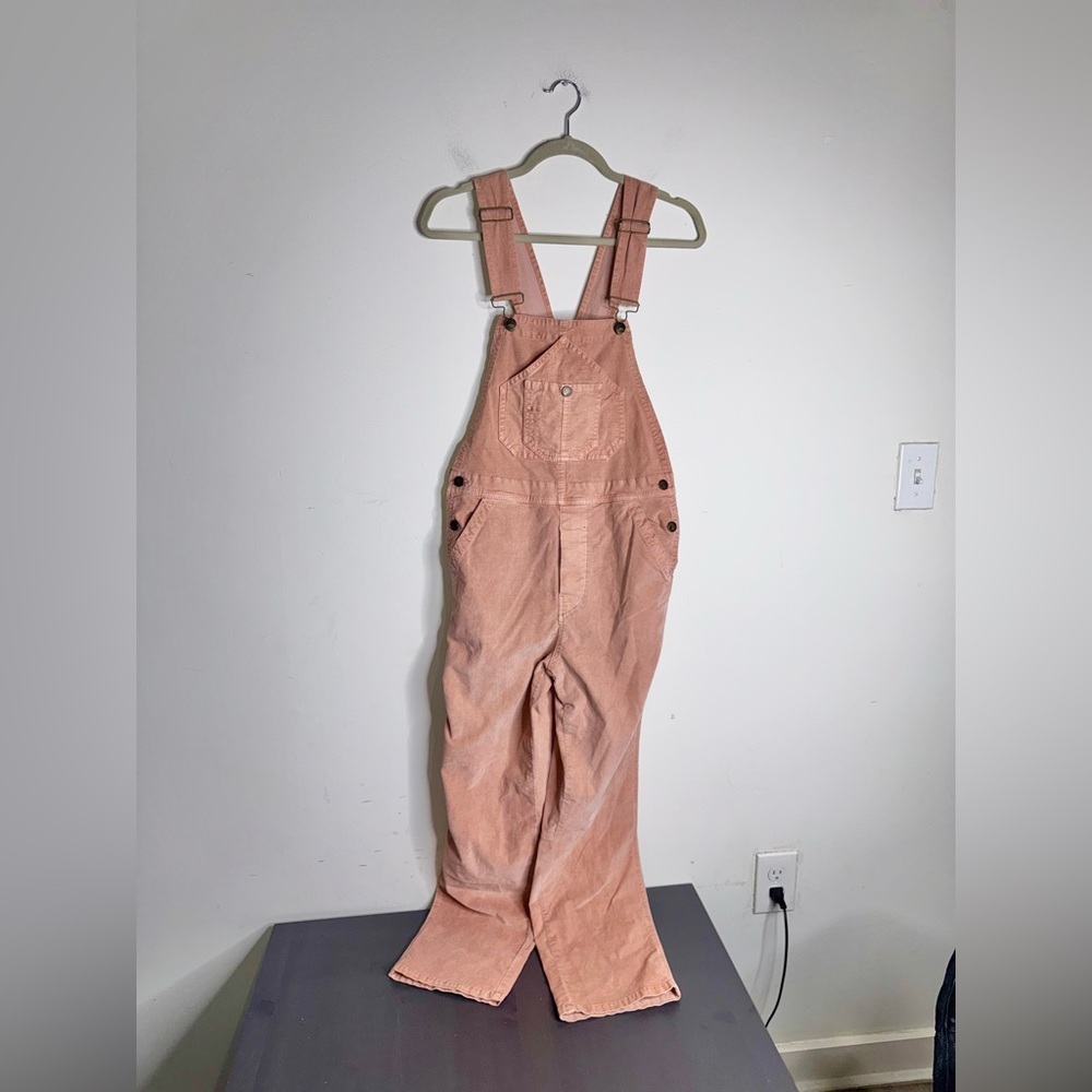 Faherty Kerry Twill Overalls Organic Cotton Pockets - Picture 4 of 11
